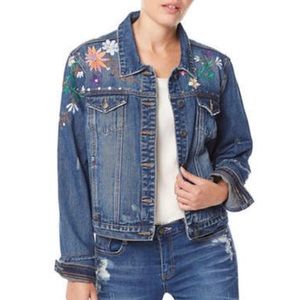 BUFFALO David Bitton Denim Embroidered Jean Jacket